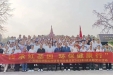 明秀分院党总支在南湖公园开展“传承红基因 环保健康行”大型户外主题党日活动